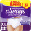 Always Discreet Incontinence Pants Women, Extra Large, Absorbency 6 - 21 Pack 1