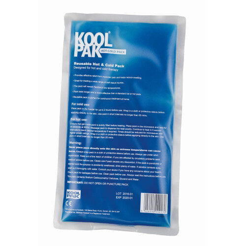 KOOLPAK Large - HOT Cold Gel Pack - 16 X 28 CM - 30 Pack