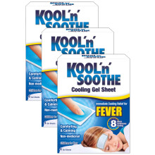 Kool 'N' Soothe Kids Cooling Strip Sachets, 4 Count (Pack of 3)