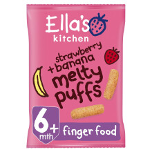 Ellas Kitchen Organic Strawberries and Bananas Puffs 20g