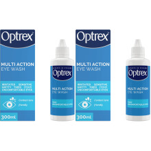 OptrexÃâžÂ Multi Action Eye Wash, Irritated, Tired, Uncomfortable Eyes, 300ml (Pack of 2)