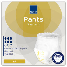 Abena Pants Premium Incontinence Pants, Small 1 (60-90cm), 14PK