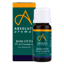 Absolute Aromas | Rose Otto Essential Oil Diluted 3% in Coconut Oil, 10ml
