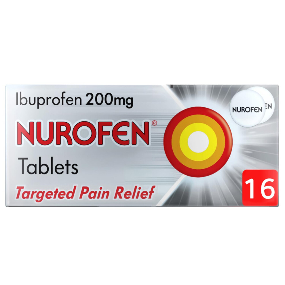 Nurofen 200Mg, 16 Tablets, Pain Relief