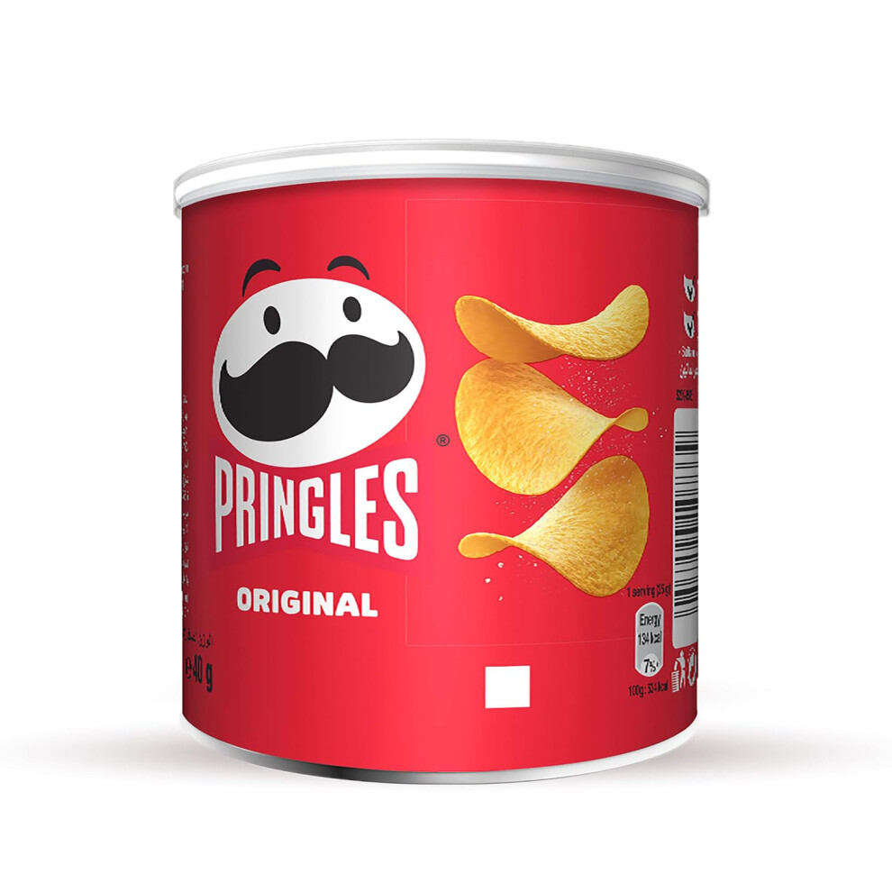 Pringles Original Potato Chips, 40G (Pack Of 12)