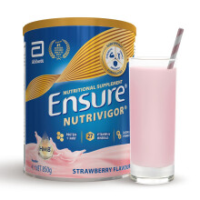 Ensure NutriVigor Nutritional Shake, Strawberry, 850g - Protein, Vitamins & Minerals
