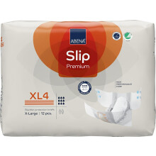 ABENA Slip Premium All-In-One Incontinence Pads For Men & Women, Eco-Labelled - XL 4, 110-170cm Waist, 4000ml Absorbency, 12PK