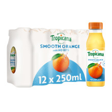 Tropicana Orange Fruit Juice with No Bits Long Life Pure Orange Juice No
