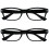 OPULIZE NET Reading Glasses Women Men, 2 Pack, +3.00 1