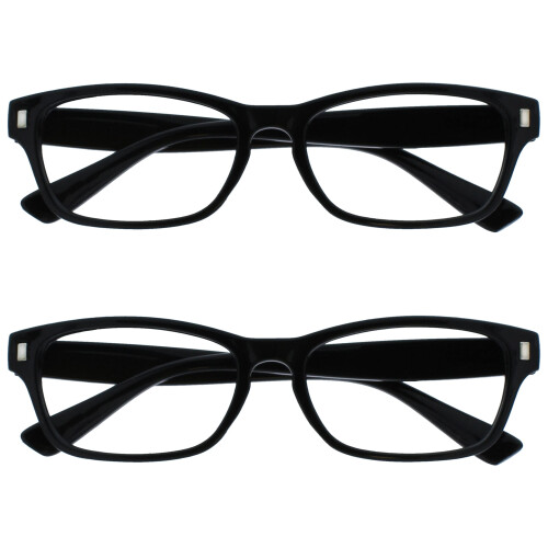 OPULIZE NET Reading Glasses Women Men, 2 Pack, +3.00