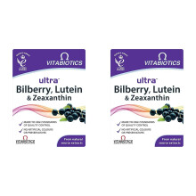 Vitabiotics Ultra Bilberry, Lutein and Zeaxanthin - 30 Tablets (Pack of 2)