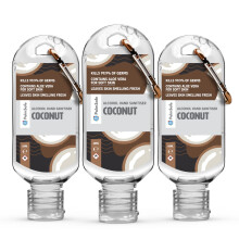 Palm Safe Coconut Hand Sanitiser 3 Pack 60ml | Anti Bacterial