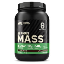 Optimum Nutrition Serious Mass Protein Powder, Chocolate - 1.34 kg