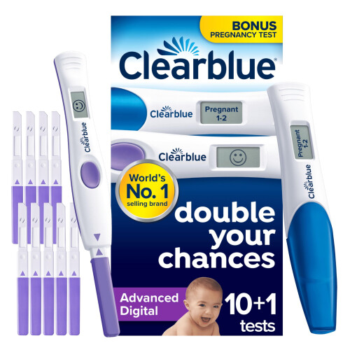 Clearblue Clearblue Digital Ovulation & Pregnancy Test, 10 Ovulation Tests