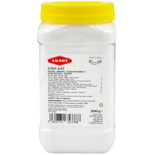 Aksoy Citric Acid Food Grade, 2KG Jar, Non-GMO, Anhydrous