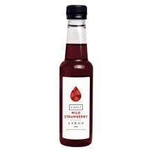 Simply Wild Strawberry Syrup, Vegan & Nut Free Flavoured Syrup for Coffee, Cocktails & Baking (250ml)