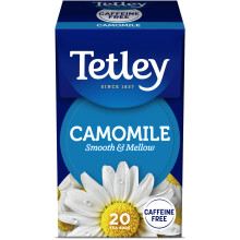 Tetley Pure Camomile Tea ÃƒÂÃâšÂÃâ‚Å“ 20 Teabags, Naturally Caffeine-Free, Soothing Herbal Teabag for Relaxation and Stress Relief