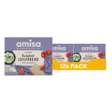 Organic Gluten-Free Buckwheat Crispbread, 120g - Low Carb, Yeast-Free, GMO-Free & Vegan-Friendly - The Perfect Healthy Snack