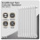 Dellonda Baridi Horizontal Traditional 2 Column Radiator 9