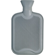 Vagabond 2L Grey Ribbed Hot Water Bottle