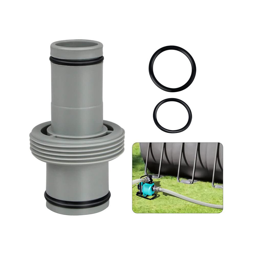 Vdyxew Pool Hose Connector, 32 Mm To 38 Mm, 2-Way Hose Connector Adapter For Intex, Bestway And Other Above Ground Pools Hose 5051224402441
