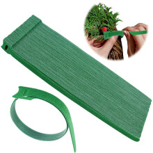 80Pcs Christmas Garland Ties,Green Hook and Loop Adjustable Holiday Decoration Ties Reusable Nylon Garden Plant Cable Strap for Wreath Garland Making