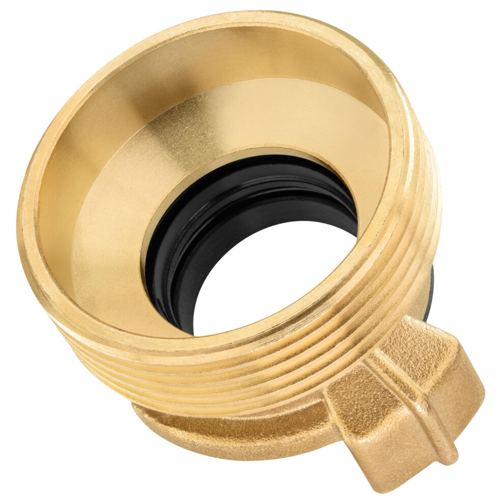 Poppstar Brass Quick Coupling 1 1/2 Inch External Thread (G 1 1/2" Thread On Claw Connector) 5051224401291