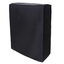 Fdit Outdoor Furniture Cover, Tear-Resistant 210T Polyester Fabric Weatherproof Breathable Black Folding Portable Cover for Table Sofa (85 x 33 x 107