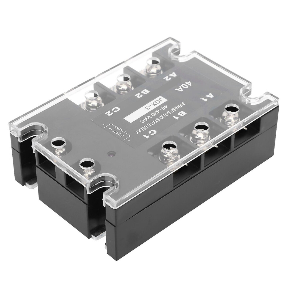 3-Phase Ssr Controller Jgx-3 40A 40-480Vac Abs Aluminum Relay Msphx 9172356675995
