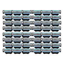 48PCS Mach 3 Blades Refills for Men, Manual Razor Replacement Blades MSPHX