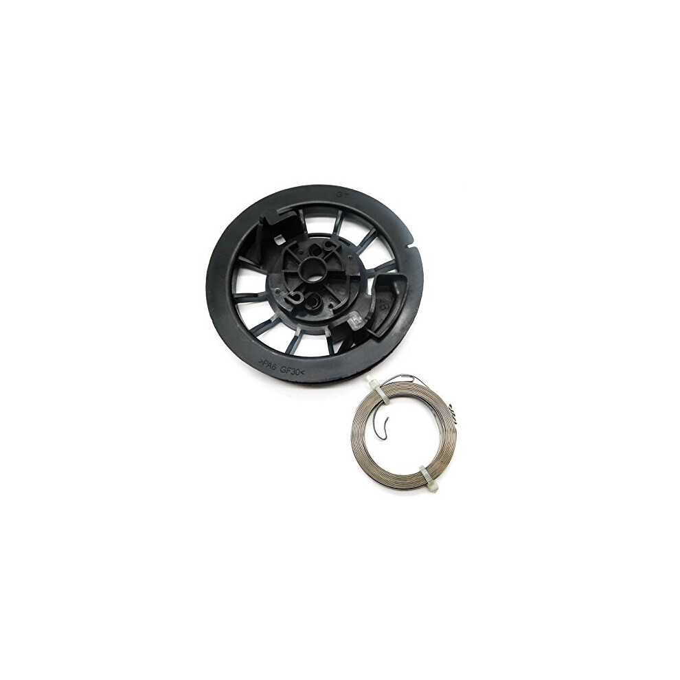 Mountfield Stiga Rm45 & Rm55 Recoil Pulley & Spring Set To Fit Models Listed