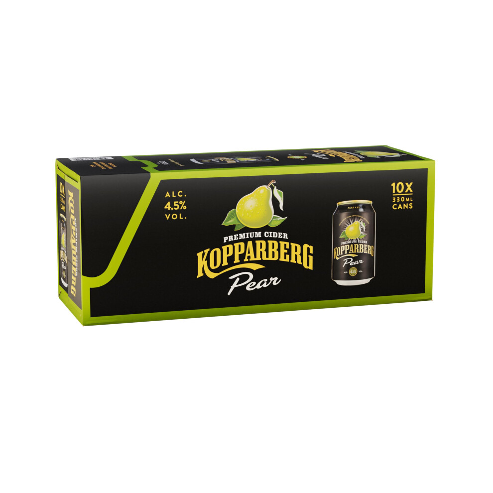 Kopparberg Pear Fruit Cider 10X330ml Cans