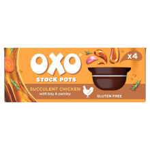 OXO Chicken Stock Pots Garlic & Thyme, 4 x 20g