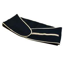 Cherry Stones Belt Cushion with 7 Chambers and self gripping Tape Length Approx. 53 in Dark blueThermic Grain Cushion XXL