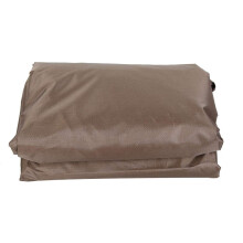 Ejoyous Hot Tub Cover - Rainproof Dustproof Solar Bathtub Protector for Outdoor Square Spring Bath, Winter Protection (Brown)