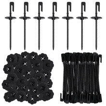 Solar Panel Guard Clips, 28 mm Nylon Solar Panel Bird Proofing Kit Bird Wire Bird Guard For Solar Panels, New Solar Panel Netting Clips Bird Mesh