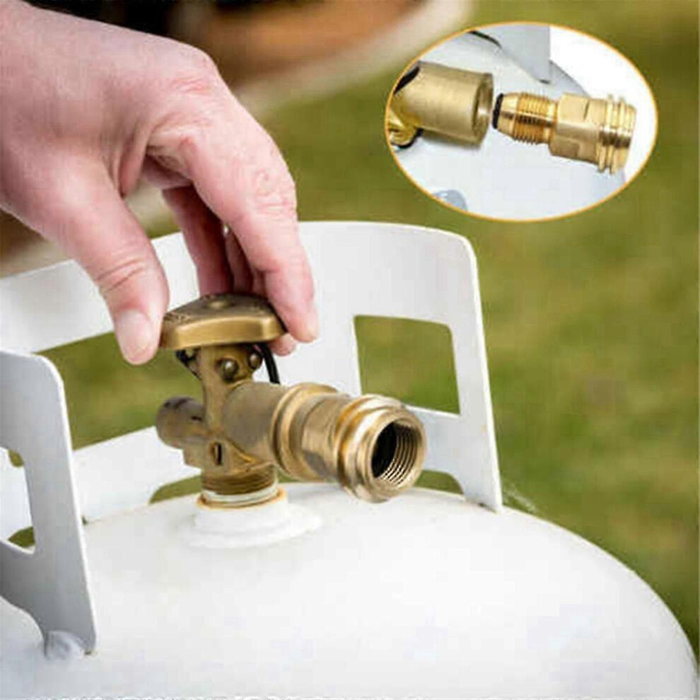 Propane Tank Adapter Converts Pol Lp Tank Service Valve To Qcc1 / Type1 Hose Or Regulator Edition 0627 Msphx 9172356677531