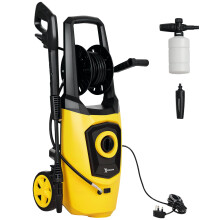 DURHAND 1800W High Pressure Washer, 150 Bar Pressure, 510 L/h Flow, High-Performance Portable Power Washer Jet Wash Cleaner with 6M Hose and Hose Reel