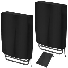 OFFCUP Folding Reclining Chair Cover, 2PCS Waterproof Windproof Anti-UV Tear-proof Zero Gravity Chair Cover with Adjustable Toggle and Storage Bag,
