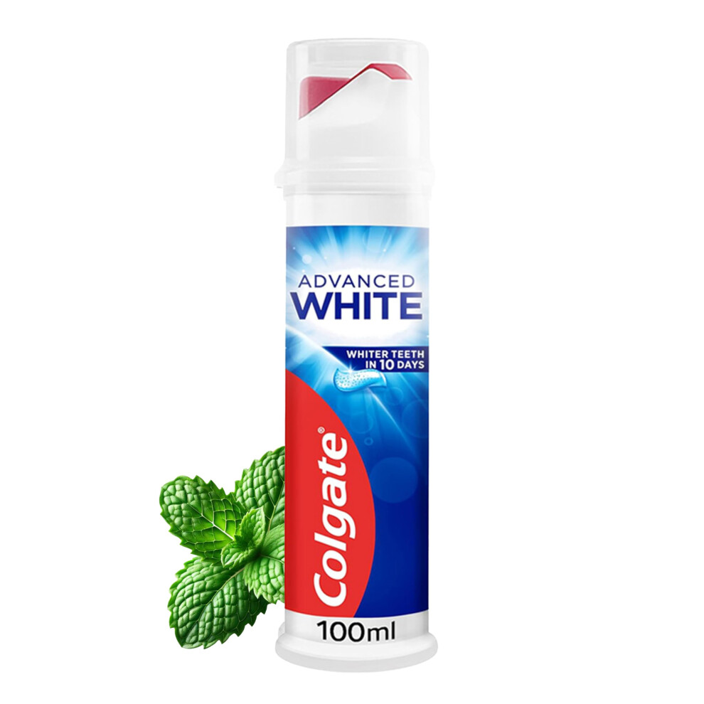 Colgate White Advanced Toothpaste Pump 100Ml - Ning