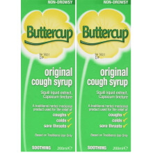 Buttercup 200ml Original Syrup (Pack of 2)