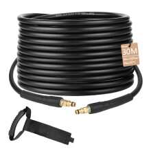 30m Pressure Washer Replacement Hose for Karcher K Series K2 K3 K4 K5 K6 K7, High Pressure Replacement Hose Extension Pressure Washer Hose with Click
