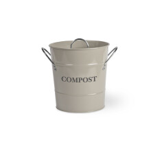 Garden Trading 3.5L Compost Bucket Crafted in Powder Coated Steel | H22 X W25 X D20cm