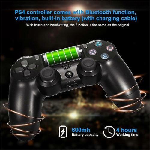 CF-PS4 Compatibile con console di gioco Sony PlayStation 4: controller con vibrazione e connettività Bluetooth. 2
