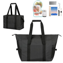 Fhioevt Foldable Cool Bag, 20-Litre Large Picnic Bag, Cooler Bags, Thermal Bag with Insulation Foldable, Insulated Cooler Bag for Camping, Picnic,