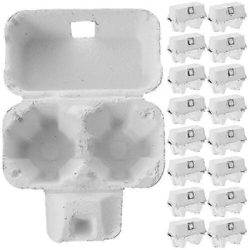 24pcs Paper Pulp Egg Boxes Protective Egg Case Empty Egg Bulk Carton Egg Tray MSPHX 2