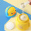 Reusable Baby Powder Storage Box Features Dust Resistant-Yellow 7