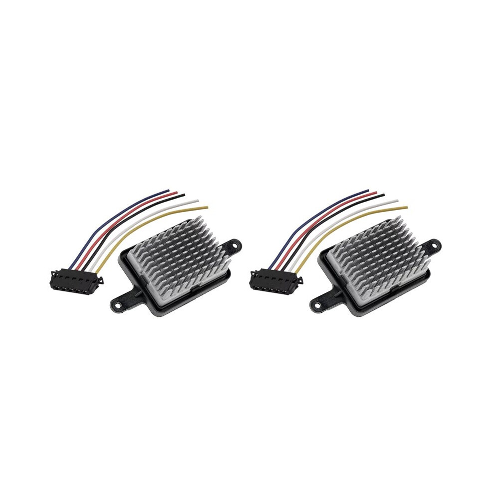 2X Blower Motor Heater Resistor With Wiring Harness For Ds5 3008 5008, 6441.Cq, 6441Cq 6033652602180