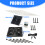 Pack of 1 IP65 Impermeable Solar Ventilation Structure for Coops 4