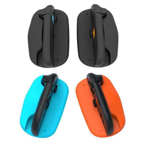 2pcs compatible Nintendo Switch 2 Handle Bracket Mini Portable Mouse Base(Black) 1